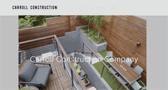 Desktop Screenshot of carrollconstruction.net